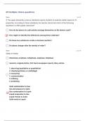 MTTC #124 (3-6 Science and Social Studies)  Questions with Complete Solutions.