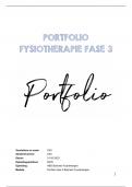 Portfolio Fysiotherapie fase 3 (voldoende) + beoordeling