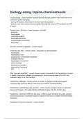 biology essay topics-chemiosmosis