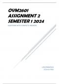 OVM2601 Assignment 2 Semester 1 2024