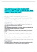 NAVEDTRA 15008A, CULINARY SPECIALIST EXAM QUESTIONS AND ANSWERS 2024/2025