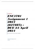 ESC3701 Assignment 1 2024 (627887) - DUE 23 April 2024