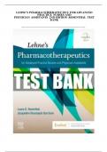 Test Bank For Lehne’s Pharmacotherapeutics For Advanced Practice Nurses And Physician Assistants,  2nd Edition by Jacqueline Burchum; Laura D. Rosenthal| All Chapters (1- 92)| 2024