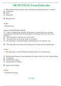 NR 293 FINAL Exam Endocrine  (Latest 2024 / 2025) Questions and Answers (Verified Answers)