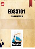 EDS3701 Exam Portfolio 2024 (ANSWERS)