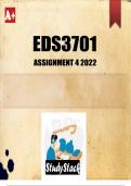 EDS3701 Assignment 4 2024 (ANSWERS)