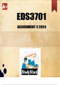 EDS3701 Assignment 3 2024 (ANSWERS)