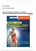 Test Bank for Berne and Levy Physiology, 7th Edition (Koeppen, 2018)