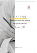 CAS3701 Assignment 03 Answers Semester 1 2024