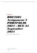 RDF2601 Assignment 3 PORTFOLIO 2024 - DUE 25 September 2024