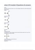 chem 219 module 6 Questions & answers.