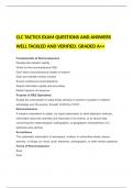  CLC TACTICS EXAM QUESTIONS AND ANSWERS WELL TACKLED AND VERIFIED. GRADED A++