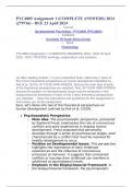 PYC4805 Assignment 1 (COMPLETE ANSWERS) 2024 (279716) - DUE 23 April 2024 •	Course •	Developmental Psychology - PYC4805 (PYC4805) •	Institution •	University Of South Africa (Unisa) •	Book •	Personology PYC4805 Assignment 1 (COMPLETE ANSWERS) 2024 - DUE 23