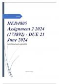 HED4805 Assignment 2 2024 (173892) - DUE 21 June 2024