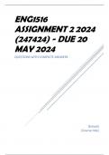 ENG1516 Assignment 2 2024 (247424) - DUE 20 May 2024