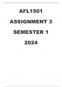 AFL1501 ASSIGNMENT 3 SEMESTER 1 2024