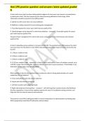 Hesi LPN practice question and answers latest updated graded A 