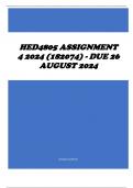 HED4805 Assignment 4 2024 (174079) - DUE 22 July 2024