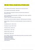 NR 601 / NR546  / NR 222- exam / NR 511 Final exam A+ Verified Solutions 2024