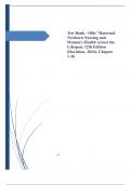 Test Bank - Olds' Maternal-Newborn Nursing and Women's Health Across the Lifespan, 11th Edition (Davidson, 2024), Chapter 1-36.