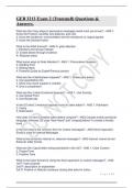 GEB 3213 Exam 2 (Trammell) Questions & Answers..