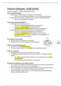 MATERIAAL COMPLEET STATISTIEK