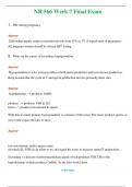 NR 566 | Updated 2024 |  Test, Week 1 ,3,4, Wk . 7 Final Exam | A+ Rated Guide | Questions and Answers (Solved) bundle 
