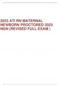   2023 ATI RN MATERNAL NEWBORN PROCTORED 2023 NGN (REVISED FULL EXAM )                                  1. A client who is 16 weeks of gestation asks the nurse how to prepare her father to a younger sibling. Statements should the nurse make? a. You should