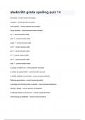 abeka 8th grade spelling quiz 14 questions & answers