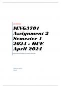 MNG3701 Assignment 2 Semester 1 2024 - DUE April 2024