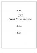 IICRC UPHOLSTERY & FABRIC CLEANING TECHNICIAN (UFT) COMPREHENSIVE REVIEW Q & A