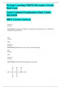CHEM 210 Module Exams' 1, 2, 3, 4, 5, 6, 7, 8, Newest Questions and Answers (2024 / 2025) (Verified by Expert)