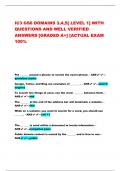 IC3 GS6 DOMAINS 3,4,5[ LEVEL 1] WITH  QUESTIONS AND WELL VERIFIED  ANSWERS [GRADED A+] [ACTUAL EXAM  100%