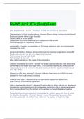 BLAW 3310 UTA (Seat) Exam 2024 Questions and Answers