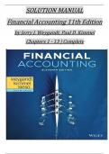 Solution Manual For Financial Accounting, 11th Edition by Jerry J. Weygandt, Paul D. Kimmel, Verified Chapters 1 - 13, Complete Newest Version