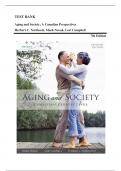 Test Bank - Aging and Society: A Canadian Perspectives 7th Edition by Herbert C. Northcott Mark Novak, Lori Campbell