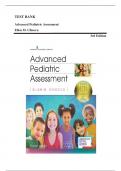 Test Bank - Advanced Pediatric Assessment 3rd Edition, Ellen M. Chiocca