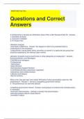 MGMT 582 Final Test Questions and Correct Answers