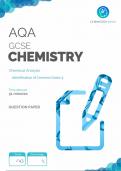 AQA Chemistry CGSE Identification of Common Gases 3 Exam Questions with Completely Solutions