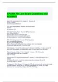 CPAER Air Law Exam Questions and Answers