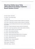 Electrical Safety Issue Petty Officer/Electrical Safety Inspector Board Quizes & Ans!!