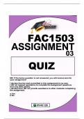 FAC1503 ASSIGNMENT 03 QUIZ DUE 2024