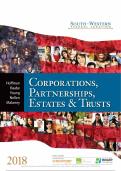 SOUTHWESTERN FEDERAL TAXATION :CORPORATIONS, PARTNERSHIPS, ESTATES & TRUSTS