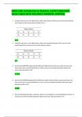 MATH 120: Introduction to Statistics. LATEST 2024/2025 Week 5 QUIZ WITH ACCURATE ANSWERS. VERIFIED.