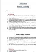 CLASS NOTES POLITICAL SCIENCE (CLASS 10TH)