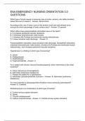 ENA EMERGENCY NURSING ORIENTATION 3.0 QUESTIONS