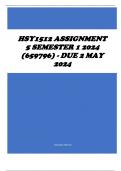 HSY1512 Assignment 5 Semester 1 2024 (659796) - DUE 2 May 2024