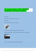 BEST REVIEW Air assault phase 2 100% VERIFIED  ANSWERS 2024/2025 CORRECT