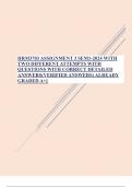 HRM3703 ASSIGNMENT 3 SEM1-2024 WITH TWO DIFFERENT ATTEMPTS WITH QUESTIONS WITH CORRECT DETAILED ANSWERS(VERIFIED ANSWERS) ALREADY GRADED A+||   