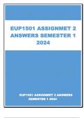 EUP1501 ASSIGNMET 2 MS  ANSWERS SEMESTER 1 2024